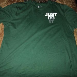 Green Just Do It Nike T-shirt